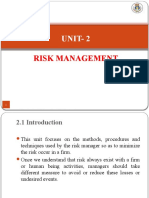 Unit-2: Risk Management
