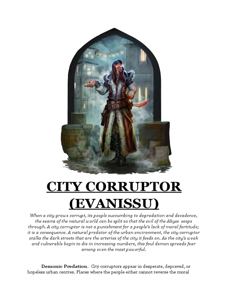 City Corruptor: The Abyssal Predator | PDF | Demons