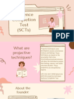 Understanding Sentence Completion Tests (SCTs