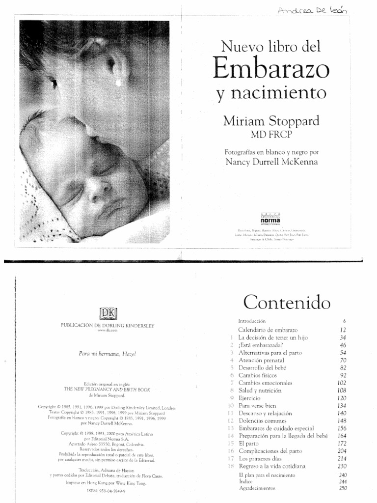 Stoppard miriam nuevo libro del embarazo y nacimiento cap tulos 2 4