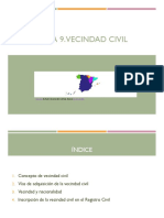 Tema 9. Vecindad Civil