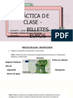 Práctica de Billetes Euros - Dayra