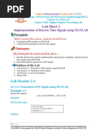 Expt 01 DSP Lab