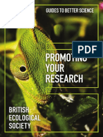 BES Guide Promoting Research 2019