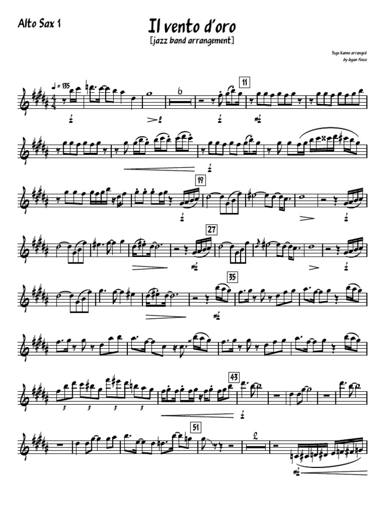 Jazz Band Warm Up Sheet music for Saxophone tenor (Solo