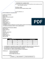 Informe de Calibración Temperatura