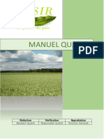 Manuel Qualité Agro-Alimentaire