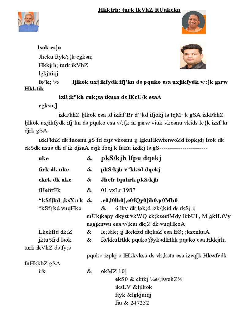 HIndi Resume PDF