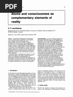 Laurikainen K V_Atoms and Consciousness as Complementary Elements of Reality