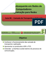 Aula06 - Camada de Transporte