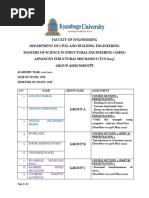 Group Assignment 02-Advanced Structural Mechanics (TCS 6103)