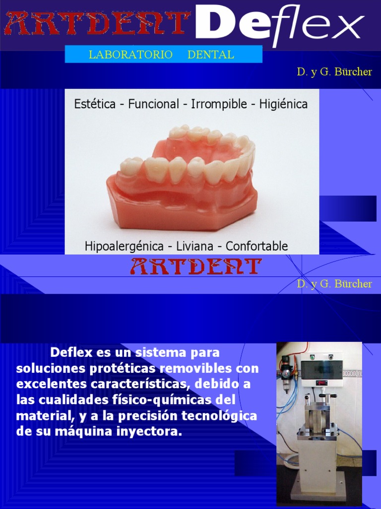 Prótesis Deflex: Ventajas y Aplicaciones | PDF | Dentadura postiza