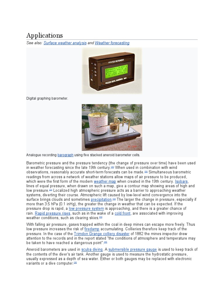 Understanding How Barometric Pressure and Changes in Pressure Can Help