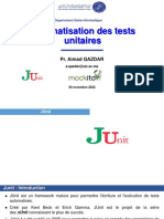 Automatisation Des Tests Unitaires: Pr. Aimad QAZDAR