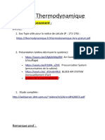 Projet Thermodynamique