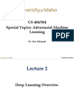 Lecture 2 Deep Learning Overview