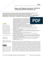 Mental Health of Refugees and Migrants During The COVID-19 Pandemic - The Role of Experienced Discrimination and Daily Stressors