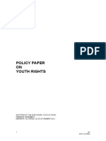 Rights Based Approach To Youth Policy