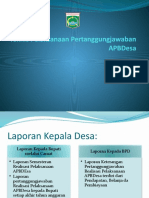 Pertanggungjawaban Apbdesa