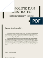 Geopolitik Dan Geostrategi