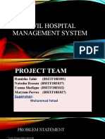 Civil Hospital Management System Project Overview