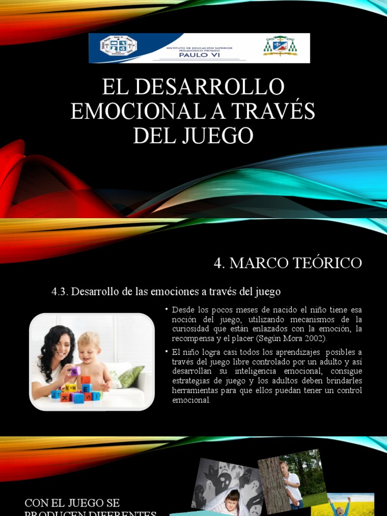 Juego y Desarrollo Emocional Infantil | PDF | Las emociones | Sicología