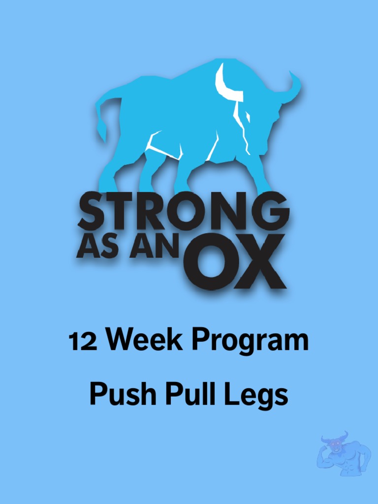 12-Week Push Pull Legs Program | PDF | Muscle Hypertrophy | Strength ...