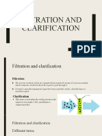 Filtration and Clarification