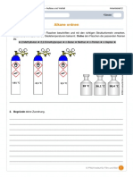 Eigenschaften Alkane ARBEITSBLATT