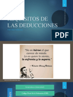 Requisitos de Las Deducciones