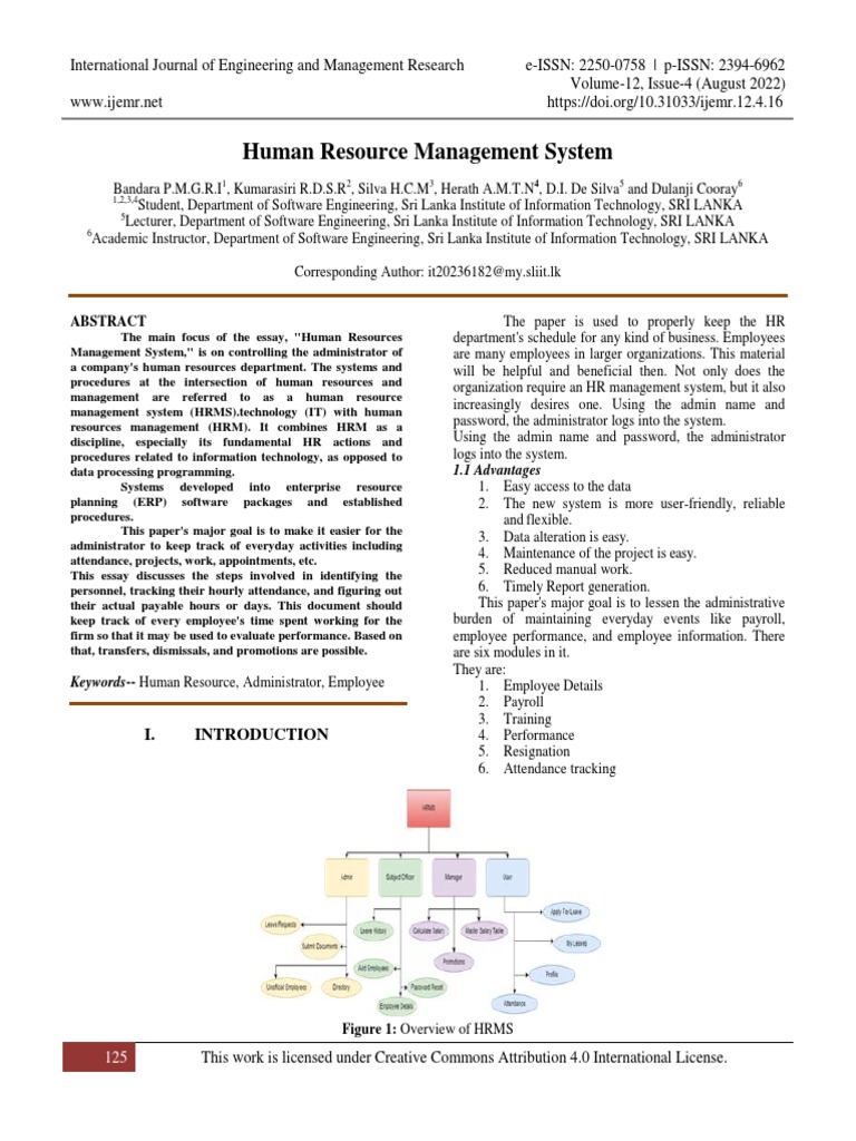 Human Resource Management System | PDF | Human Resource Management | Login