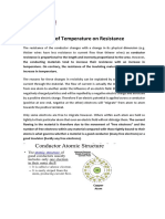 Effect of Temperature On Resistance