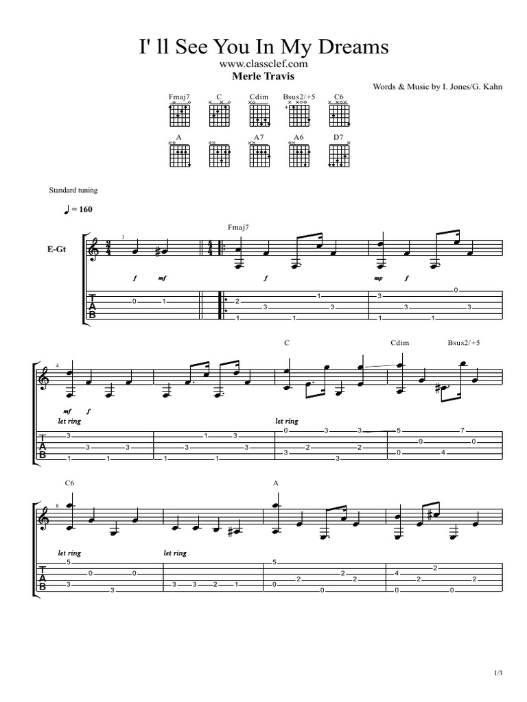 Merle Travis Ill See You in My Dream PDF