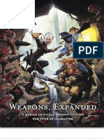 5e Weapons, Expanded - GM Binder