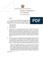 Resolución N.° 010-2022-PLENO-JNJ PONDERACION