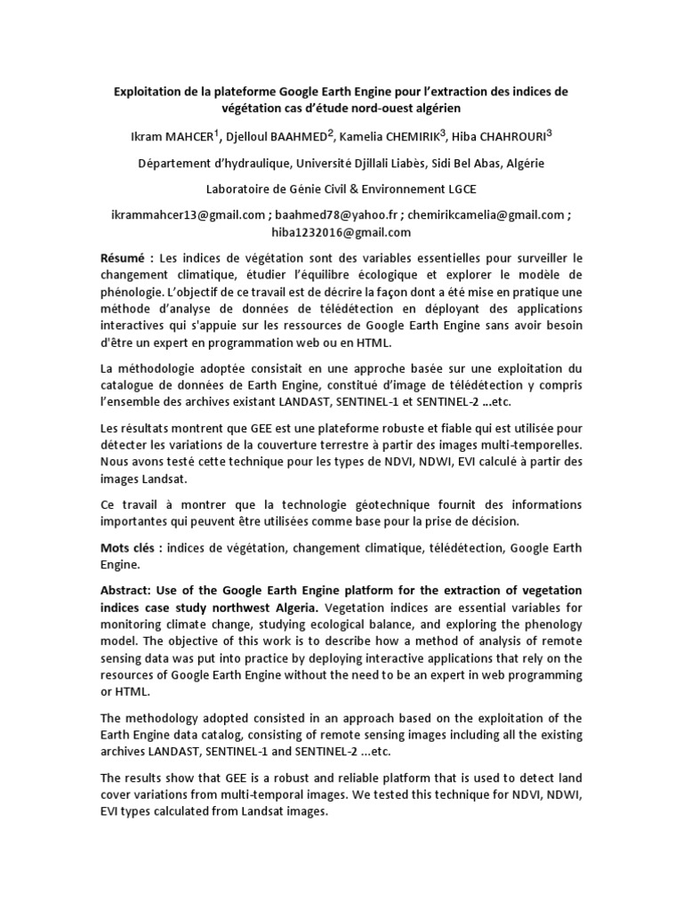 Exploitation de la plateforme google earth engine pour l pdf