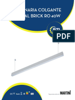 Luminaria de Colgar Brick RO 40W