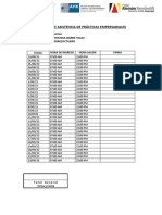 Control de Asistencias A Practicas