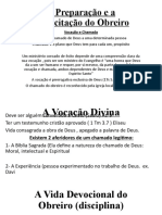 A preparação e capacitação do obreiro para um ministério de sucesso