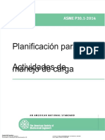 Asme p301 Planificacion para Actividades de Manejo de Carga