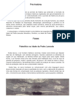 Pré-história: Evolução dos Hominídeos e Primeiros Povos