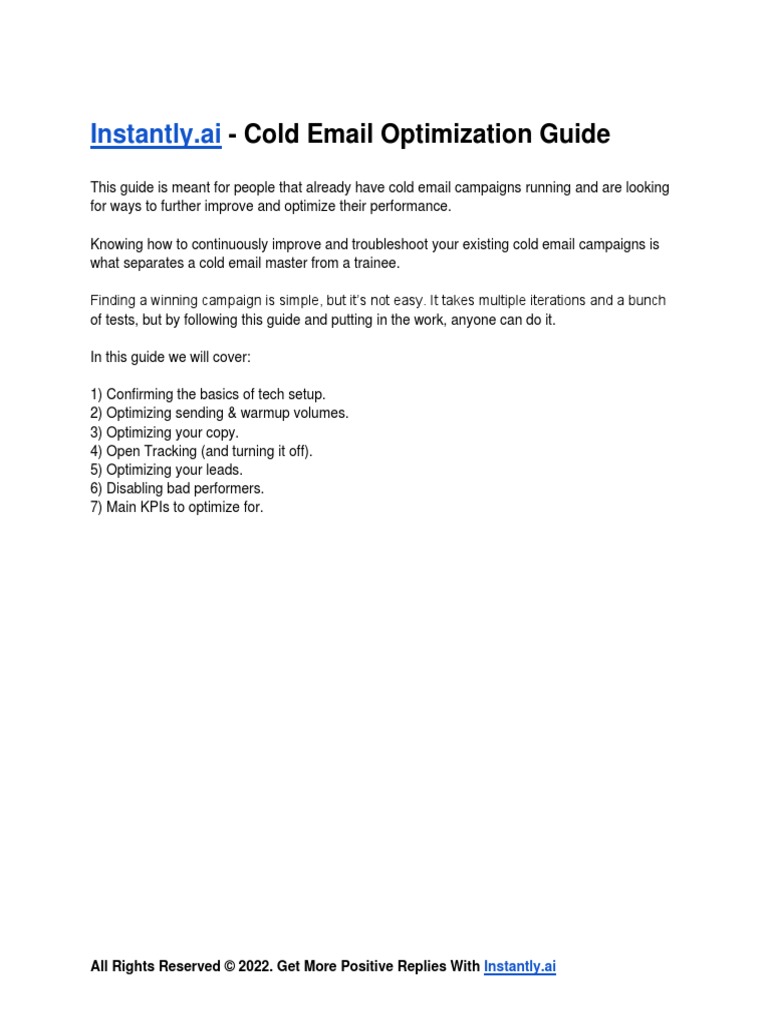 Instantly ai cold email optimization guide pdf cyberspace
