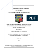 Plan HACCP y uso de maíz descarte en humitas