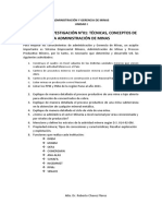 Evidencia 1 Trabajo de Investigacion Conceptos de La Administracion de Minas.