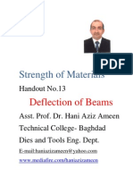 Strength of Materials - Deflection of Beams - Hani Aziz Ameen