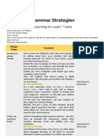 Outcomes Pre Intermediate Lesson Plan Grammar Strategies