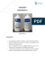 Ficha Técnica Alcohol Gel de 1 L