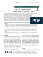 2020 - The Brazilian Society of Rheumatology Guidelines For Axial Spondyloarthritis