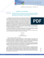 Consejo de Gobierno: Boletín Oficial de Cantabria