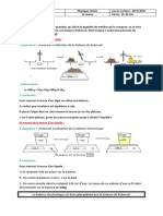 Mesure de La Masse Des Solides Et Des Liquides Resume de Cours 5 1